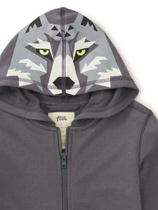 Wolf Head Hoodie - Thunder