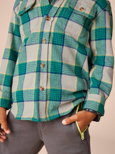 Flannel Button Up Shirt - Anatolian Plaid