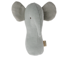 Load image into Gallery viewer, Lullaby Friends, Elephant Rattle - Light Dusty Blue
