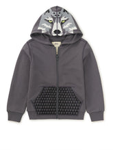 Load image into Gallery viewer, Wolf Head Hoodie - Thunder
