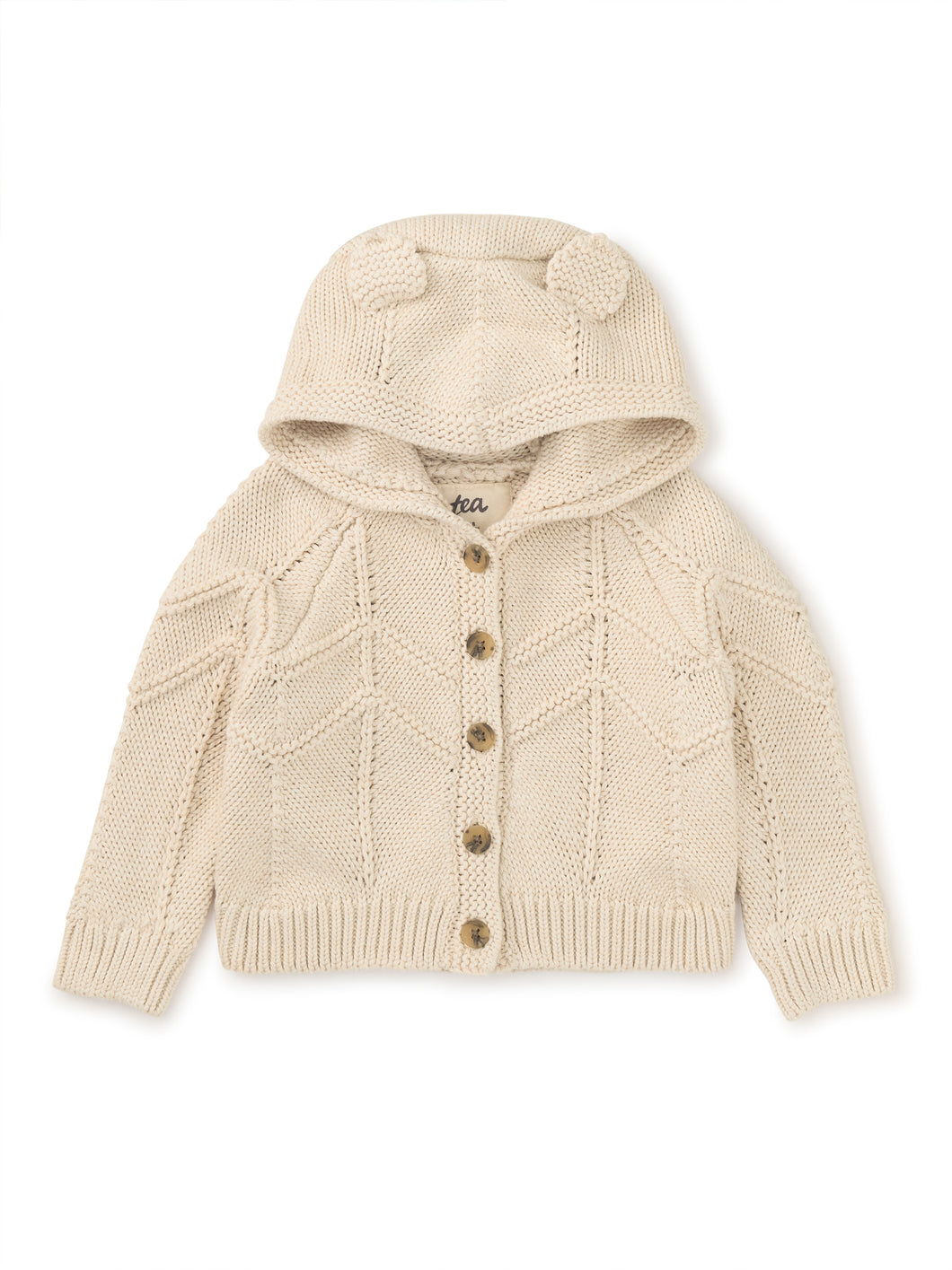 Creature Comfort Baby Cardigan - Oatmeal Heather