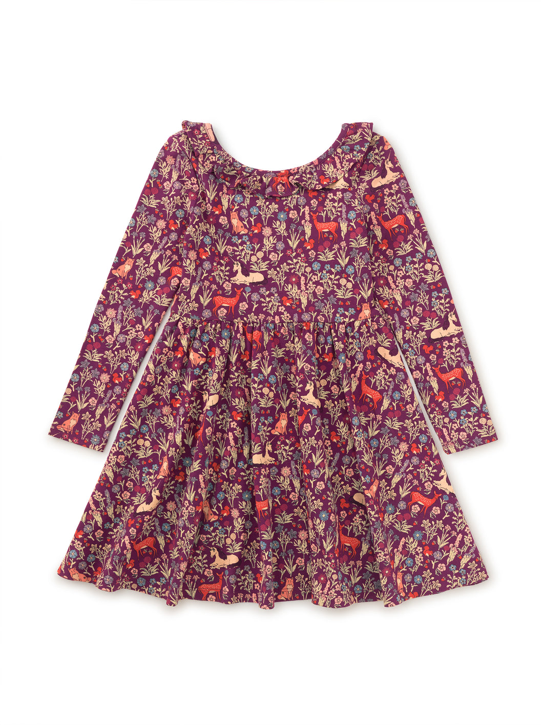 Ruffle Collar Ballet Dress - Scottish Woodland