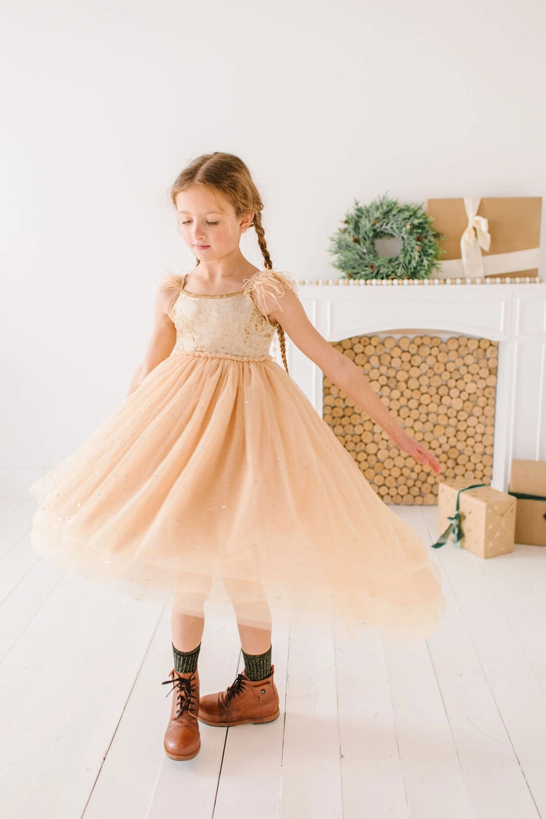 Jolie Dress In Golden Child