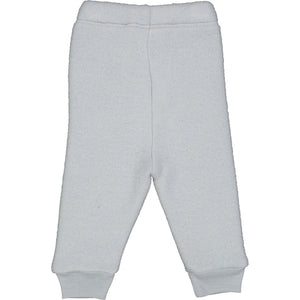 Woolly Pants In Merino Wool Fleece -  Jasmin Blue