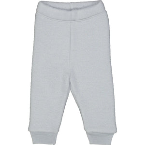 Woolly Pants In Merino Wool Fleece -  Jasmin Blue