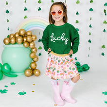 Load image into Gallery viewer, Lucky St Patrick’s Day Knit Sweater - Green
