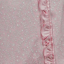 Load image into Gallery viewer, Pima Cotton Zipper Footie With Ruffle - Mauve On Orchid Pink
