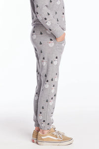 Snow Daze Jogger Pants - Grey