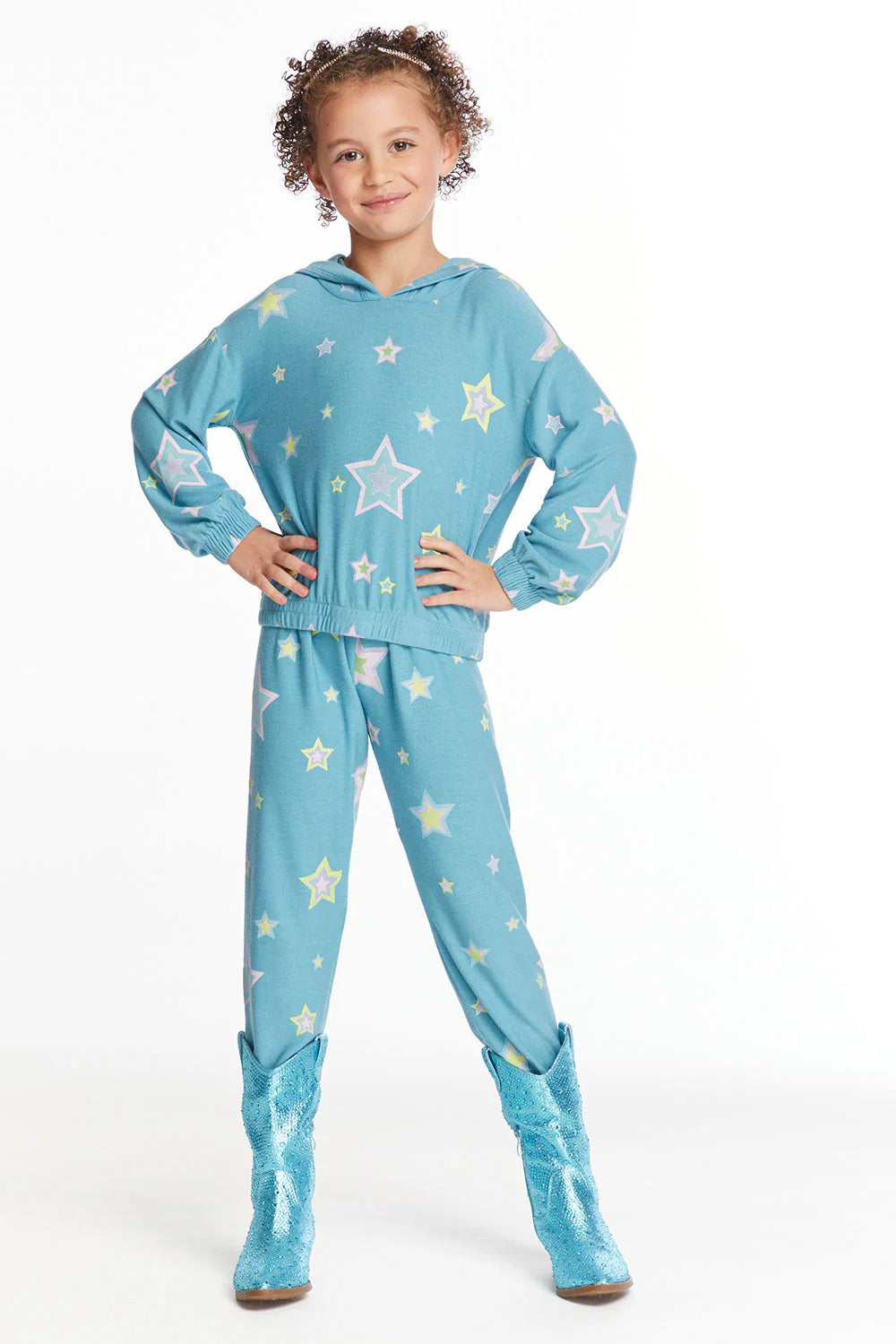 Star Child Pants - Light Blue