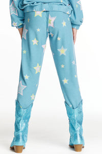 Star Child Pants - Light Blue