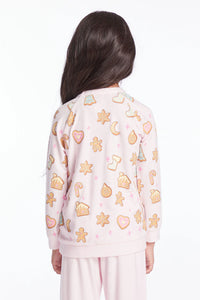 Christmas Cookies Sweatshirt - Light Pink