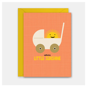 Little Sunshine Baby Stroller - Gift Enclosure Card