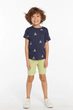 Load image into Gallery viewer, Sailboat Short Sleeve Tee Shirt - Navy
