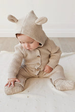 Load image into Gallery viewer, Bear Knit Onepiece - Sand Marle Fleck
