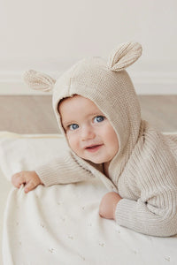 Bear Knit Onepiece - Sand Marle Fleck