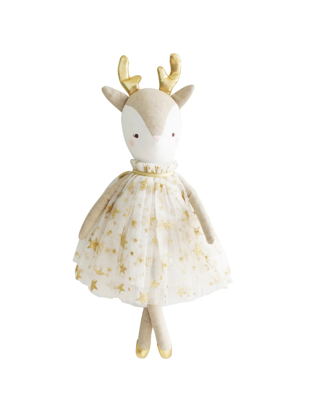 Angelica Reindeer Doll Gold