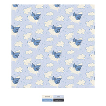 Load image into Gallery viewer, Print Footie with 2 Way Zipper - Dew Flying Pigs
