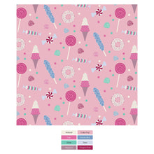 Load image into Gallery viewer, Print Muffin Ruffle Footie With 2 Way Zipper - Cake Pop Candy Dreams
