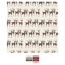 Load image into Gallery viewer, Print Footie With 2 Way Zipper - Natural Rudolph
