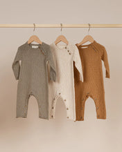 Load image into Gallery viewer, Cozy Heather Knit Jumpsuit - Basil
