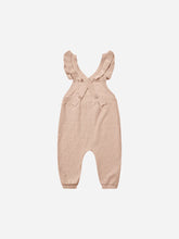 Load image into Gallery viewer, Pointelle Knit Overalls - Blush
