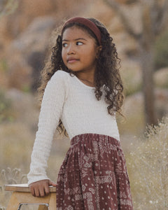 Textured Long Sleeve Top - Ivory