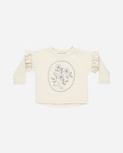 Load image into Gallery viewer, Ruffle Long Sleeve Tee - Wildflower
