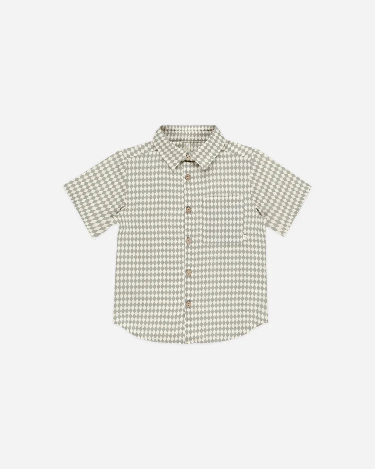 Collared Short Sleeve Shirt - Laurel Diamond