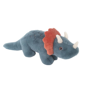 Blue Triceratops Plush Toy