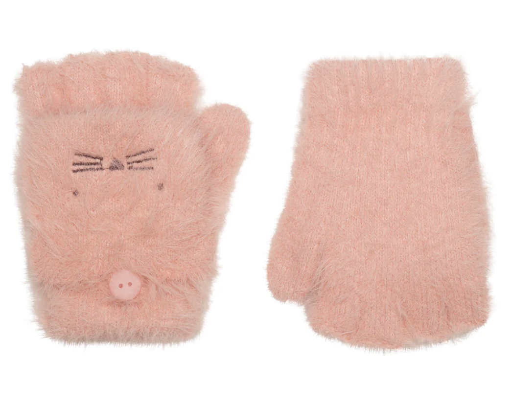 Clara Cat Fluffy Gloves