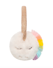 Load image into Gallery viewer, Rainbow Unicorn Earmuffs
