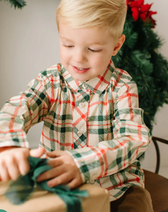 Button Down In Classic Plaid