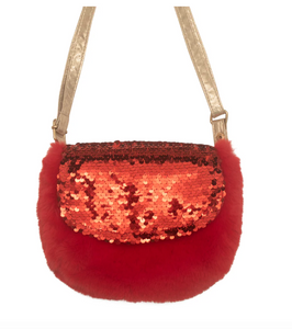 Sequin Velvet Bag