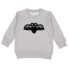 Load image into Gallery viewer, Bat Patch Halloween Sweatshirt - Gray
