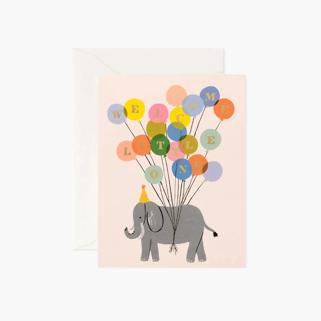 Welcome Elephant Card