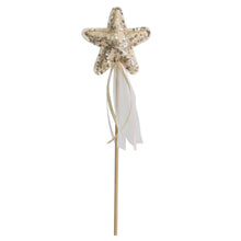 Load image into Gallery viewer, Sequin Star Wand  Gold
