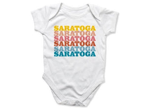 Saratoga Baby Onesie - Supergraphics - Sunset