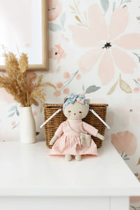 Mini Lilly Kitty Pink Linen