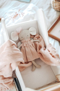 Angel Baby Mouse 25cm Pink Silver