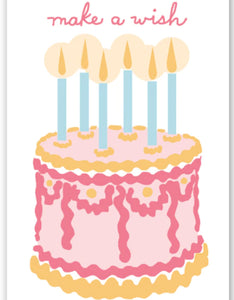 Birthday Cake - Gift Enclosed Card