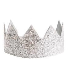 Load image into Gallery viewer, Sequin Sparkle Crown Silver
